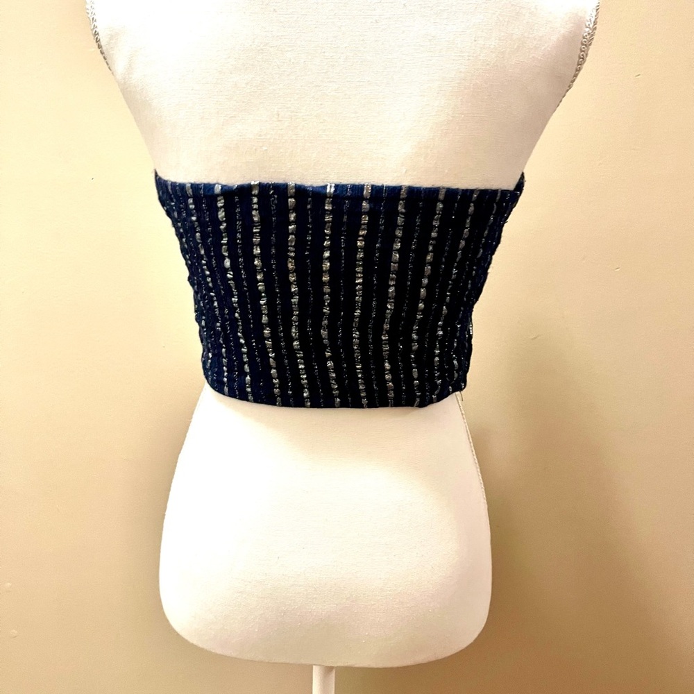 Aerie Tie Front Tube Top Size Medium - Picture 4 of 7